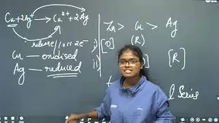 +1Chemistry |Chap- 8| Redox Reactions| Competitive Electron transfer Reactions| Avodha Free Learning