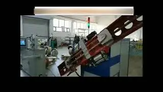 High voltage (HV)  motor coil winding machine for wind power motors with coil forming machine