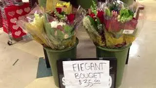 Flower Prices: Valentines Day.  2018 Edition (@ Kroger).