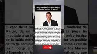 El hijo del fundador de Mango, imputado por el homicidio de su padre
