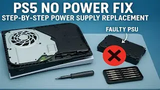 PS5 No Power Fix &ndash; Power Supply Replacement Step-by-Step Tutorial