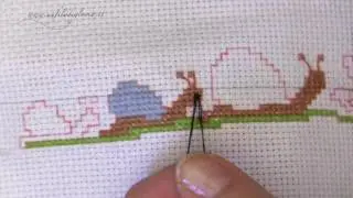 Guida per Principianti al Punto Croce: come fare il punto nodini | Tutorial di Un Filo di Gloria
