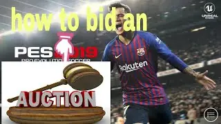 How to bid an auction in pes 2019 mobile