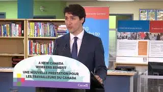 Prime Minister Trudeau delivers remarks on the new Canada Workers Benefit in Toronto