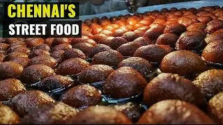 சூடான குலாப் ஜாமூன்,சமோசா போட்ட சுண்டல்,பால்கோவா பன் | Chennai's best street food |