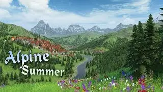 Alpine Summer 3D Screensaver Trailer