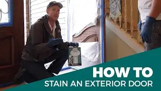 Staining Exterior Doors