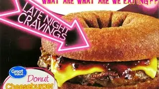 Great Value Donut Cheeseburger!! - Luther Burger - WHAT ARE WE EATING?? - The Wolfe Pit