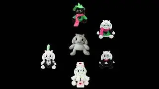 The 7 ralsei plushies #deltarune #ralsei #ralseideltarune #deltarunememes #deltarunememe  #memes