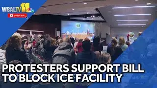 Protesters support emergency legislation to block ICE facility