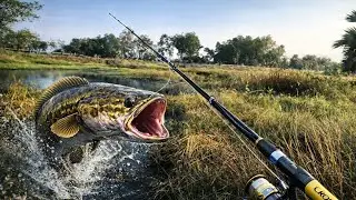Snakehead Lure Fishing Winter Season | Aggressive Strike