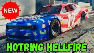 NASCAR Dodge Challenger in GTA 5 Online - Hotring Hellfire Customization San Andreas Mercenaries DLC