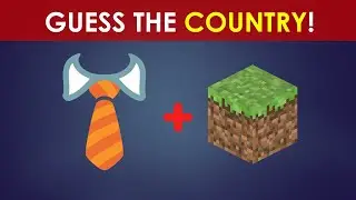 Can You Guess The County From Emoji | Emoji Challenge | Emoji Puzzle