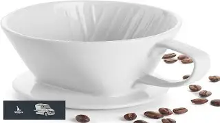 DOWAN Pour Over Coffee Maker Non Electric Pour Over Coffee Dripper Manual Brew