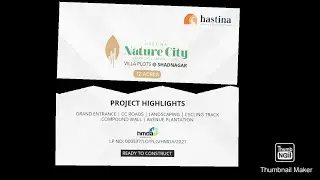 HASTINA REALTY, NATURE CITY, HMDA LAYOUT @ 12,999/- #hmdalayout #shadnagarplots #hmdaplots