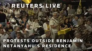 LIVE: Protests outside Prime Minister of Israel Benjamin Netanyahu&rsquo;s residence