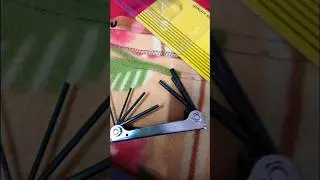 how to open and use hex key wrench lshape /Allen key #hex #wrench #key ##lshape #allen #howto #use
