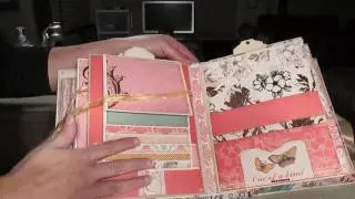 Scrapbooking mini album with 