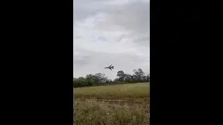 Ukraine's Air Force Flies On! Ultra low-flying Ukraine Su-24 strike aircraft skim the treetops