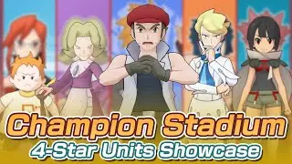 [Pokemon Masters EX] 4-STAR UNITS SHOWCASE! F2P 4-Star Sync Pairs VS 10K Champion Stadium