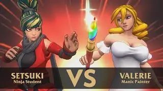 SETSUKI vs VALERIE - Fantasy Strike 2017