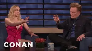 Sophie Turner Teaches Conan Jean Grey&rsquo;s Hand Motions | CONAN on TBS
