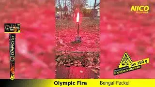 NICO Olympic Fire Bengalo mit Farbwechsel Rot, Blau, Gelb  Ganzj&auml;hrig erlaubt | F1 #eventpyrotechnik