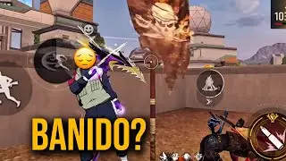 LEVEI BAN DO FREE FIRE NO MEIO DO SOLO VS SQUAD!!