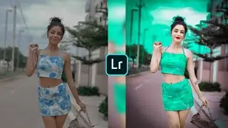Lightroom Black And Aqua Tone Photo Editing | Lightroom Aqua Tone Photo Editing | Black Effect Edit