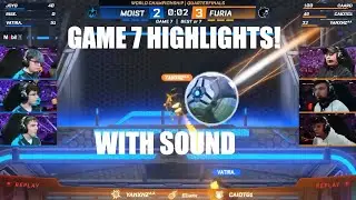 РЕДАКТИРОВАНО: Лучшая игра Rocket League за всю историю | Furia против Moist, игра 7, ВСЕ ЦЕЛИ