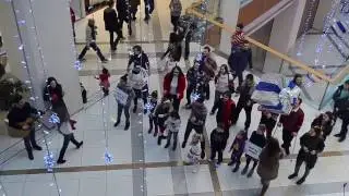 Christmas flashmob in Grand mall Varna short movie
