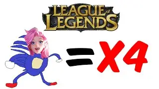 League of Legends but its x4 Speed