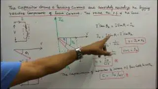 A C FUNDAMENTALS  - PART - 11 - ROLE OF CAPACITOR IN POWER FACTOR IMPROVEMENT