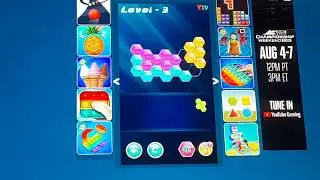 Block Hexa Puzzle Online Gameplay! Levels 1-5 (Classic Mode)