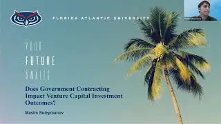 #CMF #FAU-CMF-Finec. Does Government Contracting Impact Venture Capital Investment Outcomes?
