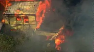 August 30th Oklahoma Grassfires From Sky News 9