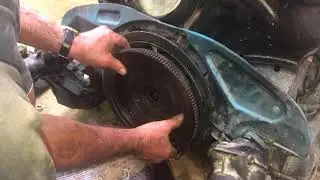 cambio de retenedor trasero del motor del bocho