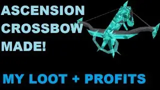 Ascension Crossbow Complete | Total Loot and Profit per hour | Runescape 2013