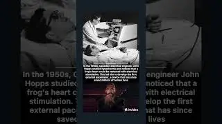 When John Hopps, a Canadian Engineer, invented peacemaker, and saved millions human lives