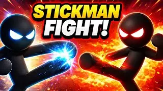 Stickman Fighting Game 🔥 Intense 2 Player Battle | Brother vs Brother