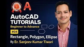 AUTOCAD BASIC TO ADVANCE TUTORIAL 4 (RECTANGLE, POLYGON AND ELLIPSE)