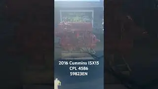 USED CUMMINS ISX15 DIESEL ENGINE FOR SALE #dieselengine #cumminsengine #dieselengineparts #mechanic