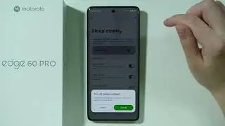 Motorola Edge 60 Pro: How to Turn ON/OFF Always On Display (AOD) - Sleep Display
