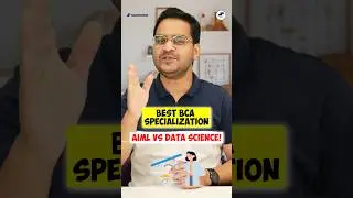 💥BCA AIML vs Data Science🤔Best BCA Specialization 2025? #shorts #bca #aiml #datascience #viral #ai
