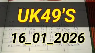Uk49 Lunchtime And Teatime Prediction 16-01-2026,
