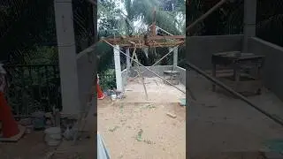 wooden Roofing work in sri lanka#steel #roofing#wood #construction#usa🧑&zwj;🔧🧑&zwj;🔧🧑&zwj;🔧