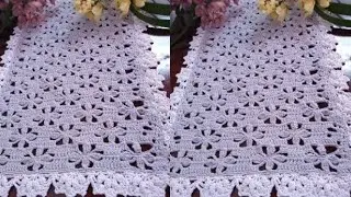 CAMINHO DE MESA em CROCH&Ecirc;T SAMUEL @Blogdocrocheoficial por #Rhos&acirc;ngella Arte parte 1/2