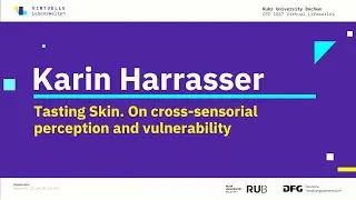 Sensing/Touching Virtuality (2 July 2025): Karin Harrasser