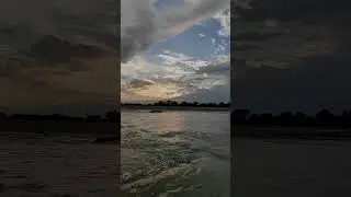 Sunset. #india #nature #bengal #travel #forest #indianblogger  #river #riverside #sunset