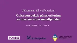 Olika perspektiv på prioritering av insatser inom socialtjänsten